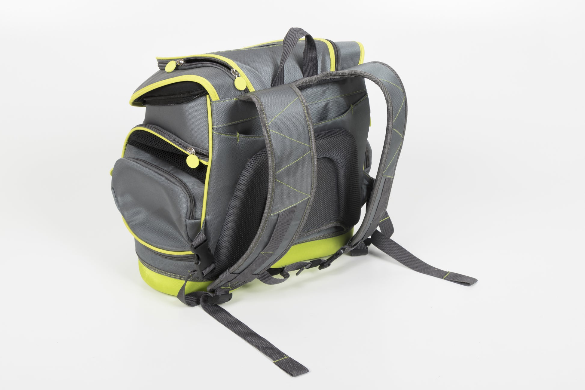TrendPet Rucksack-Haustierträger – Toplader, mit Seitenfenstern, Grau, 500 × 470 × 310 mm