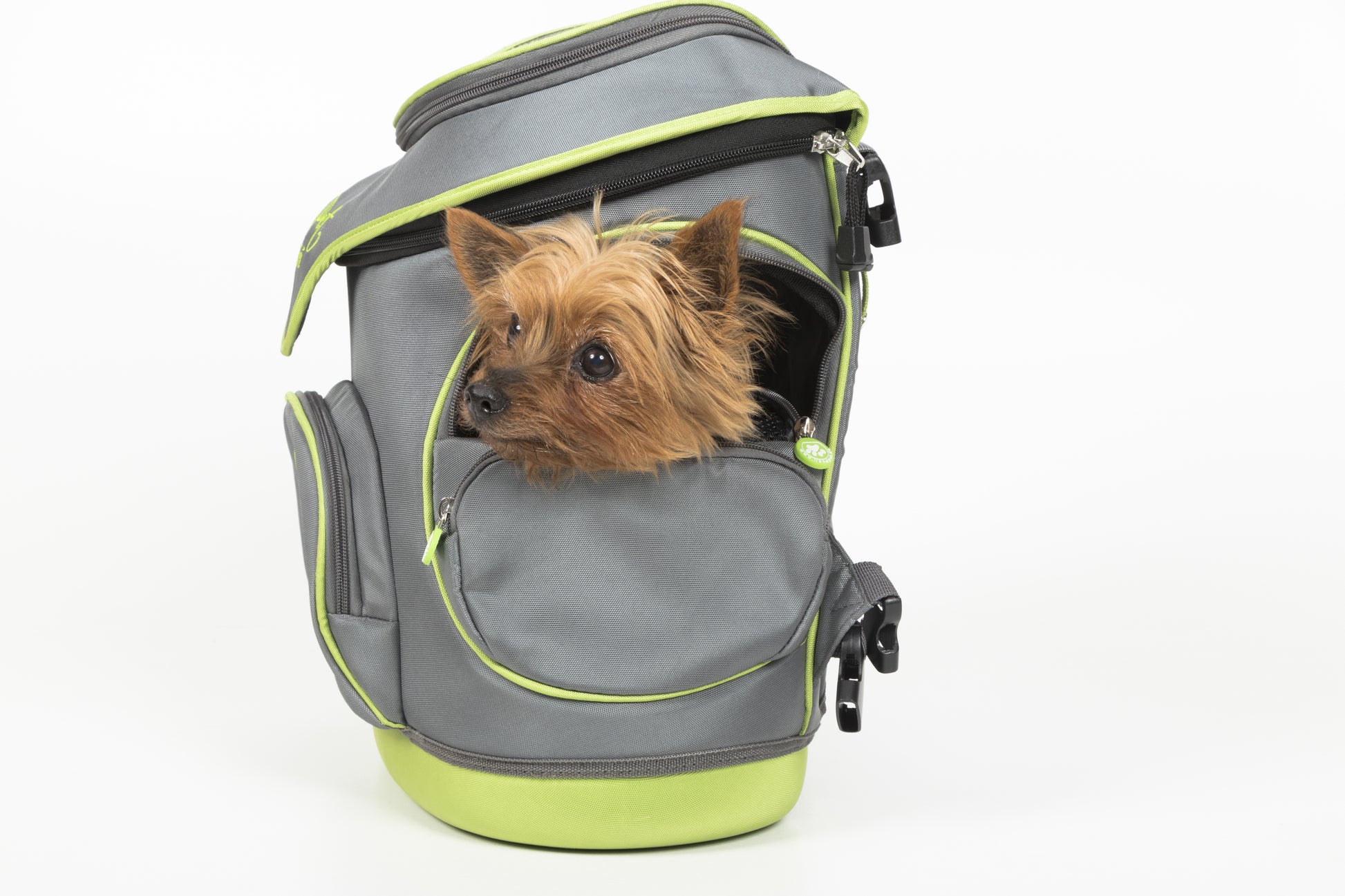 TrendPet Rucksack-Haustierträger – Toplader, mit Seitenfenstern, Grau, 500 × 470 × 310 mm