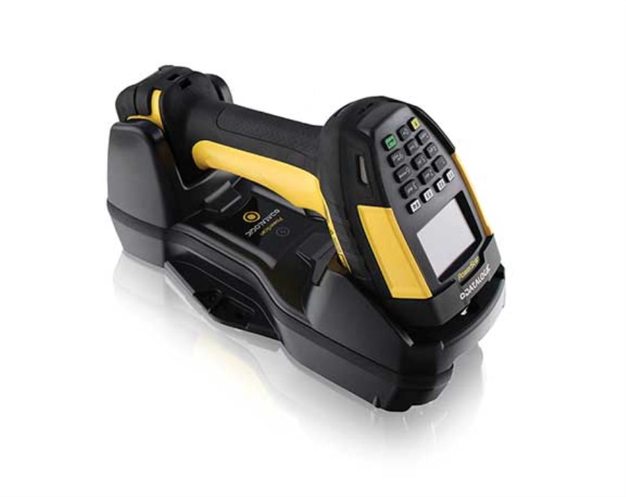 Datalogic PowerScan PM9600 – 1D/2D, kabellos, USB, IP65/67, mit Ladestation