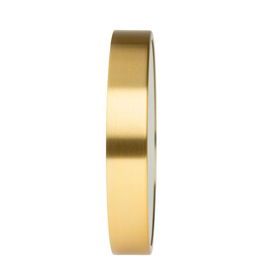Mondaine Wanduhr A990.18SB – Ø 25 cm, weiss/gold, Aluminium