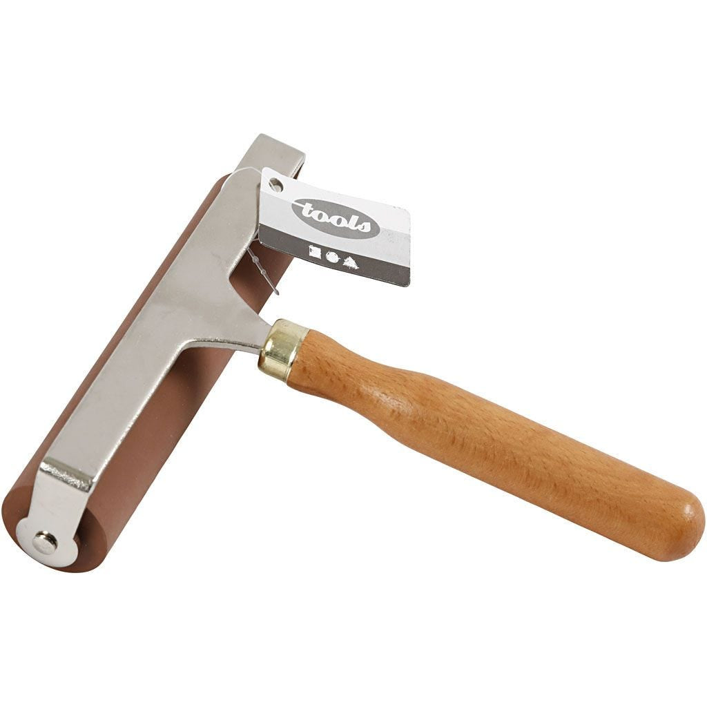 Creativ Company Linolwalze – Breite 147 mm, Kunststoff, Braun, Metallisch, 1 Stück, Ohne Motiv
