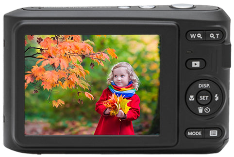 Kodak Pixpro FZ45 – Kompaktkamera, 16 MP 1/2,3", 1080p, 4× optischer Zoom, Weiss