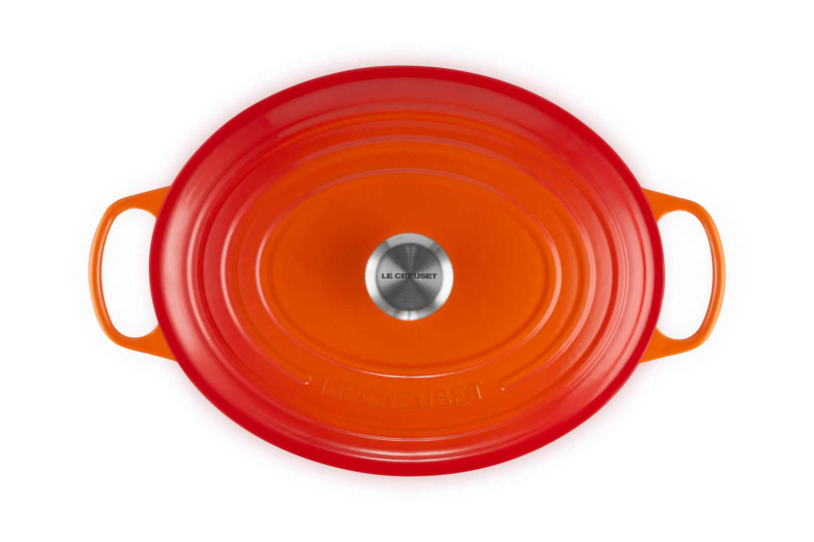 Le Creuset Kochtopf Signature – 7,5 l, Ø 33 cm, Gusseisen, Emaille, für Induktion, Gas, Glaskeramik, Orange