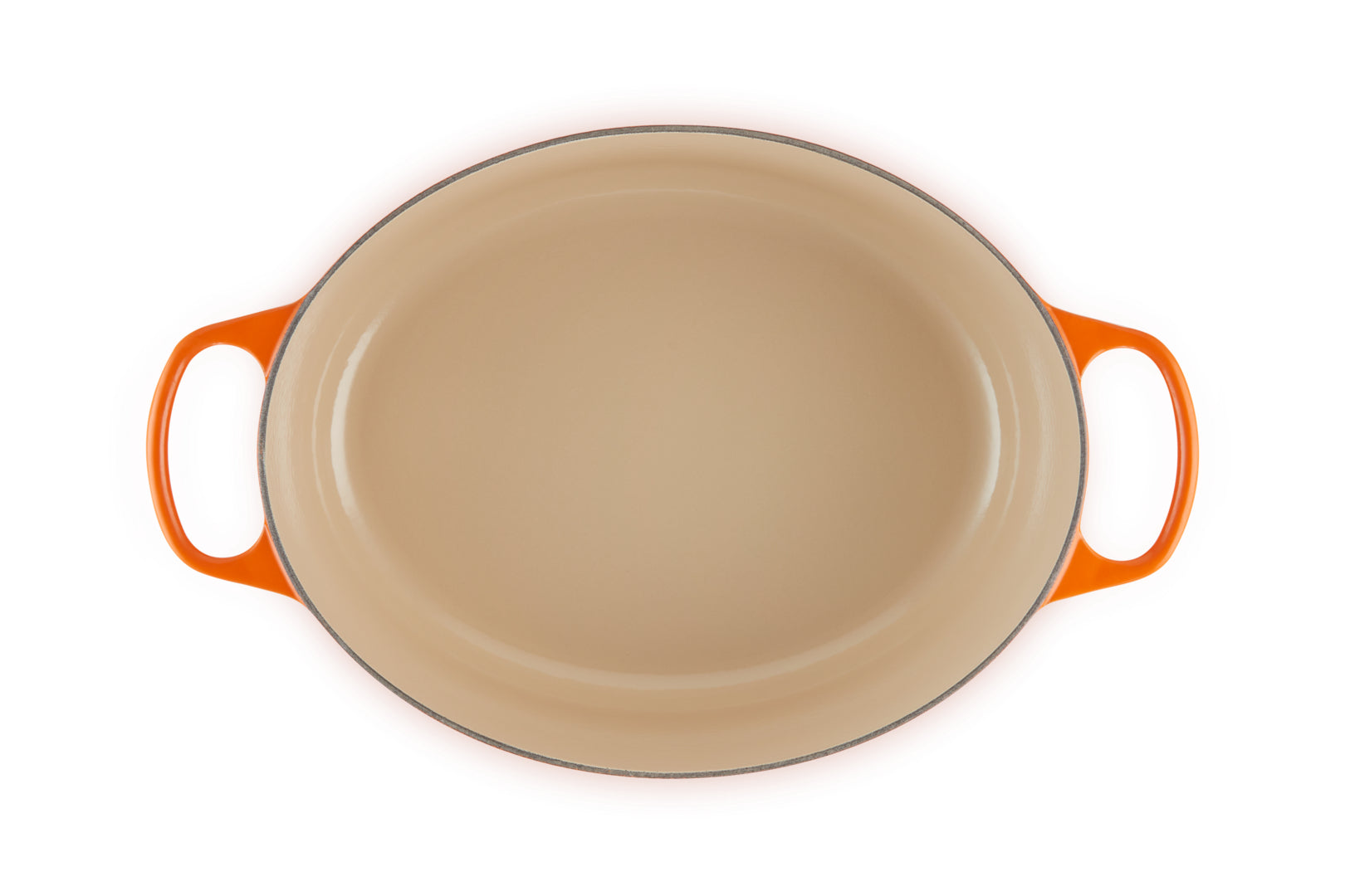 Le Creuset Kochtopf Signature – 7,5 l, Ø 33 cm, Gusseisen, Emaille, für Induktion, Gas, Glaskeramik, Orange