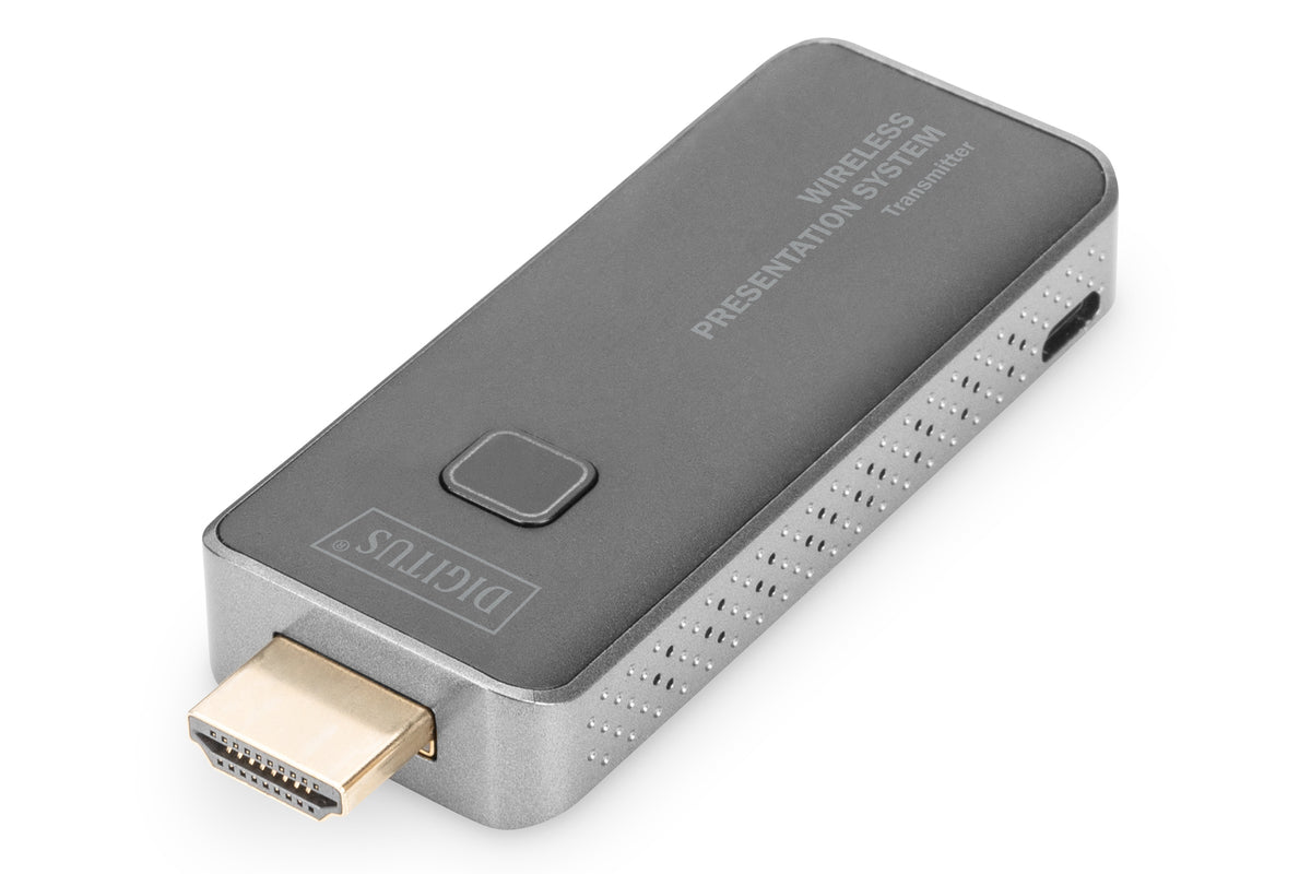 Digitus Sender – 1920×1080, kabellos, HDMI – für Click & Present Mini (DS-55319) – Schwarz