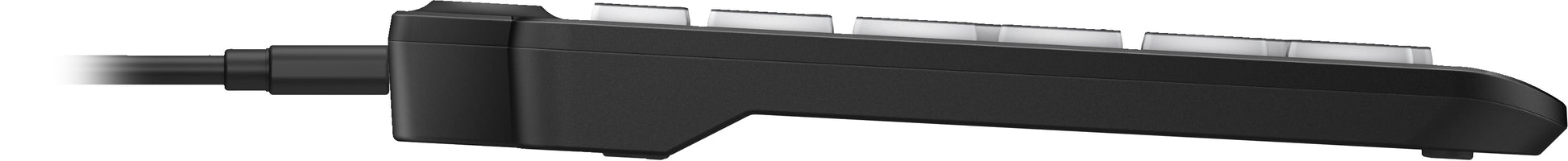 HP 405 – Tastatur – Membran – kabelgebunden, USB-C – QWERTY (US-INT) – beleuchtet – schwarz