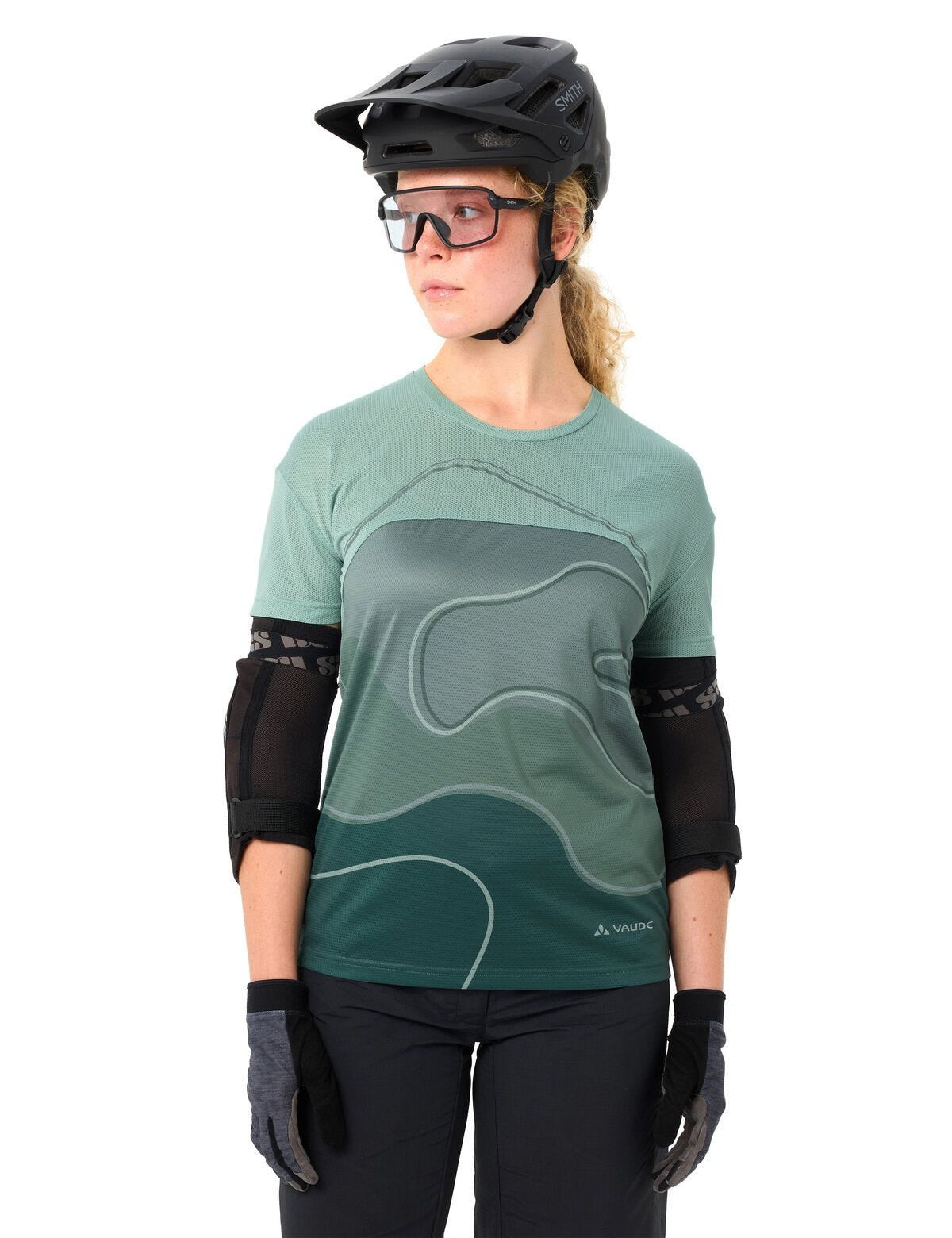 VAUDE T-Shirt – 38 – Grün, 100% Polyester (recycelt), Grüner Knopf