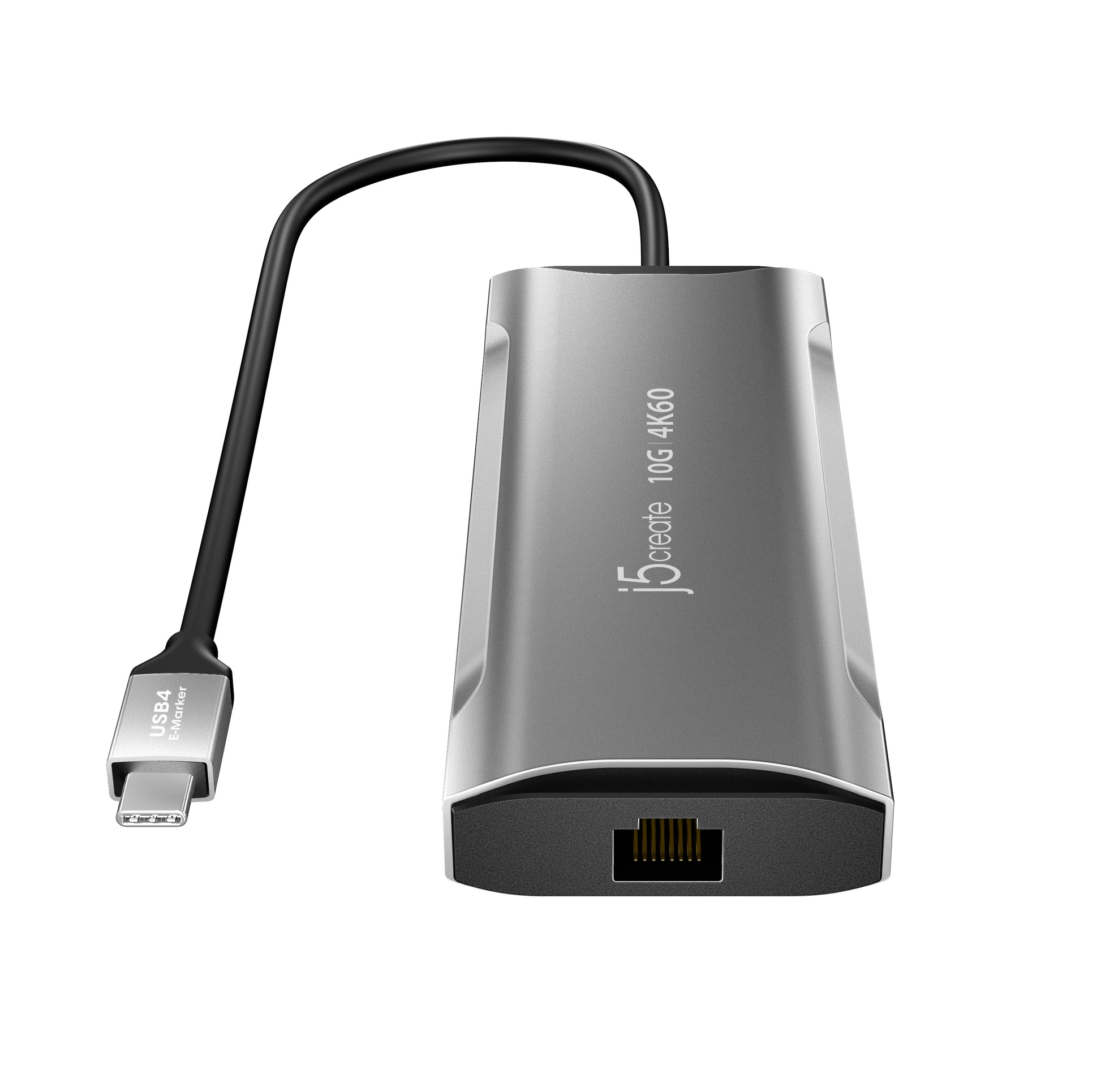 j5create JCD393-N Multiport-Adapter – USB-C, 1× HDMI, 2× USB-A, 2× USB-C, 100 W PD, GbE, SD/microSD