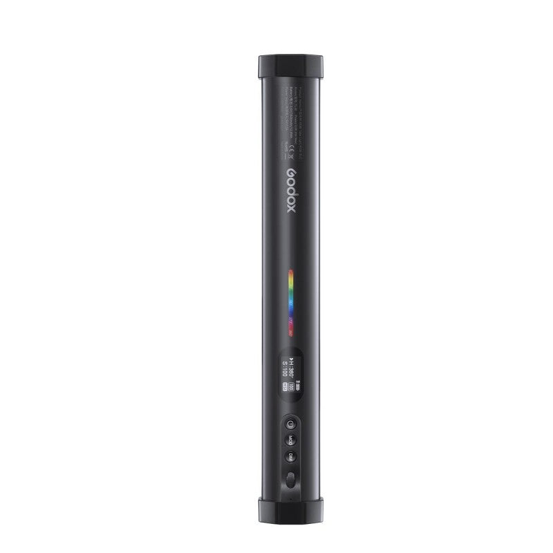 Godox TL30 Tube-Light – 2700–6500 K, dimmbar, 8 W – LCD – Schwarz