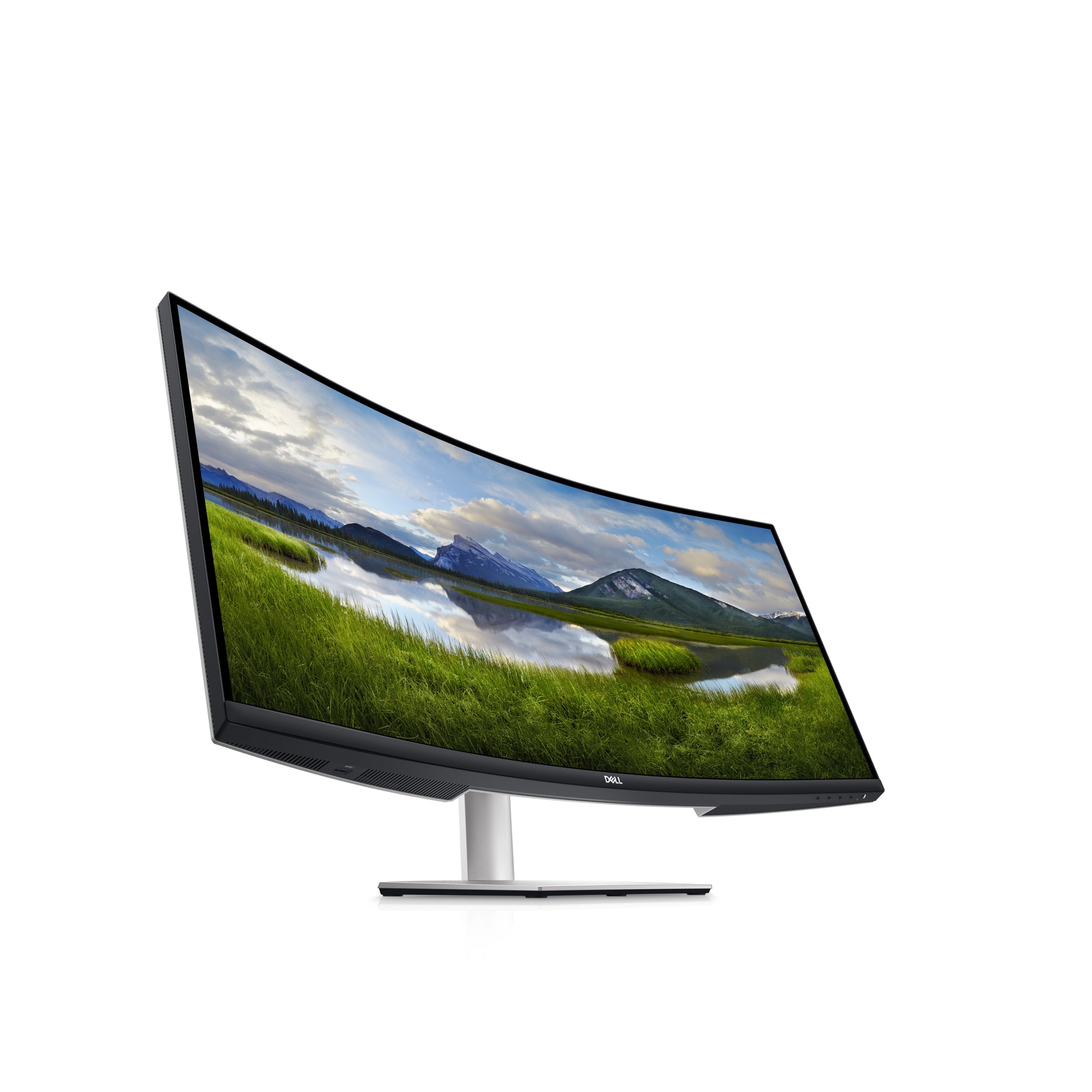 DELL S3423Dwc – Monitor, 34", VA, 100 Hz, 350 cd/m², USB-C, KVM, Lautsprecher, VESA 100 × 100, Schwarz