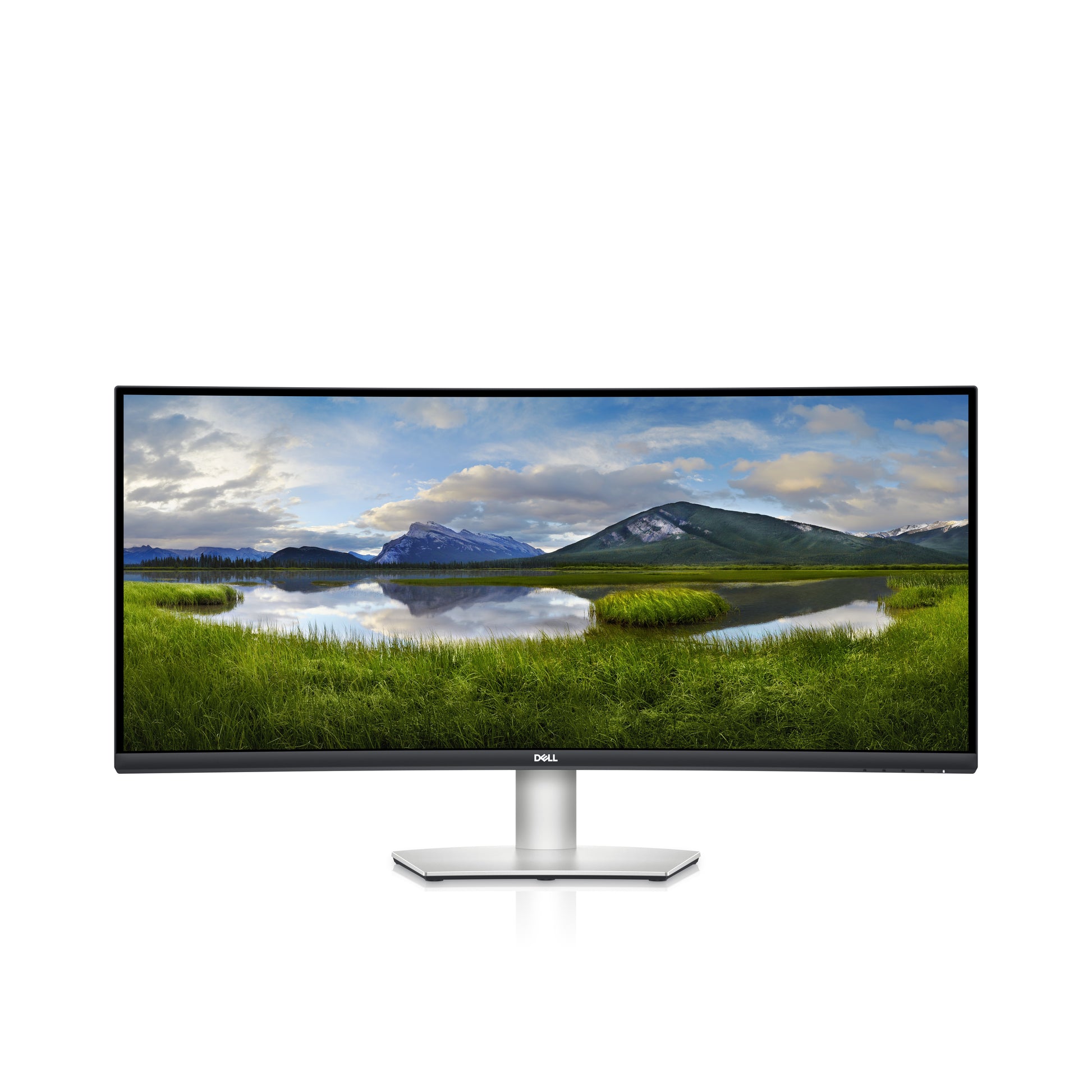 DELL S3423DWC – Monitor, 34" 3440 × 1440, VA, 100 Hz, 350 cd/m², USB-C, KVM, Gebogen, VESA 100 × 100, Schwarz