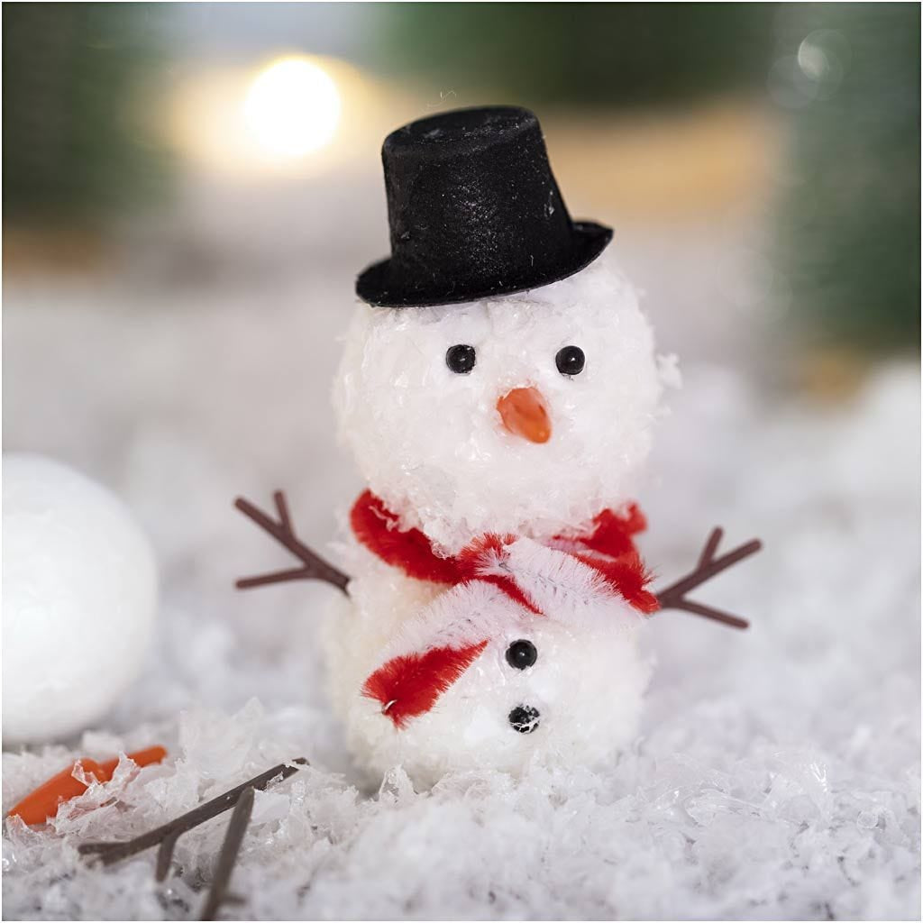 Creativ Company Party-Deko-Set – Schneemann – Kunststoff, Weiss