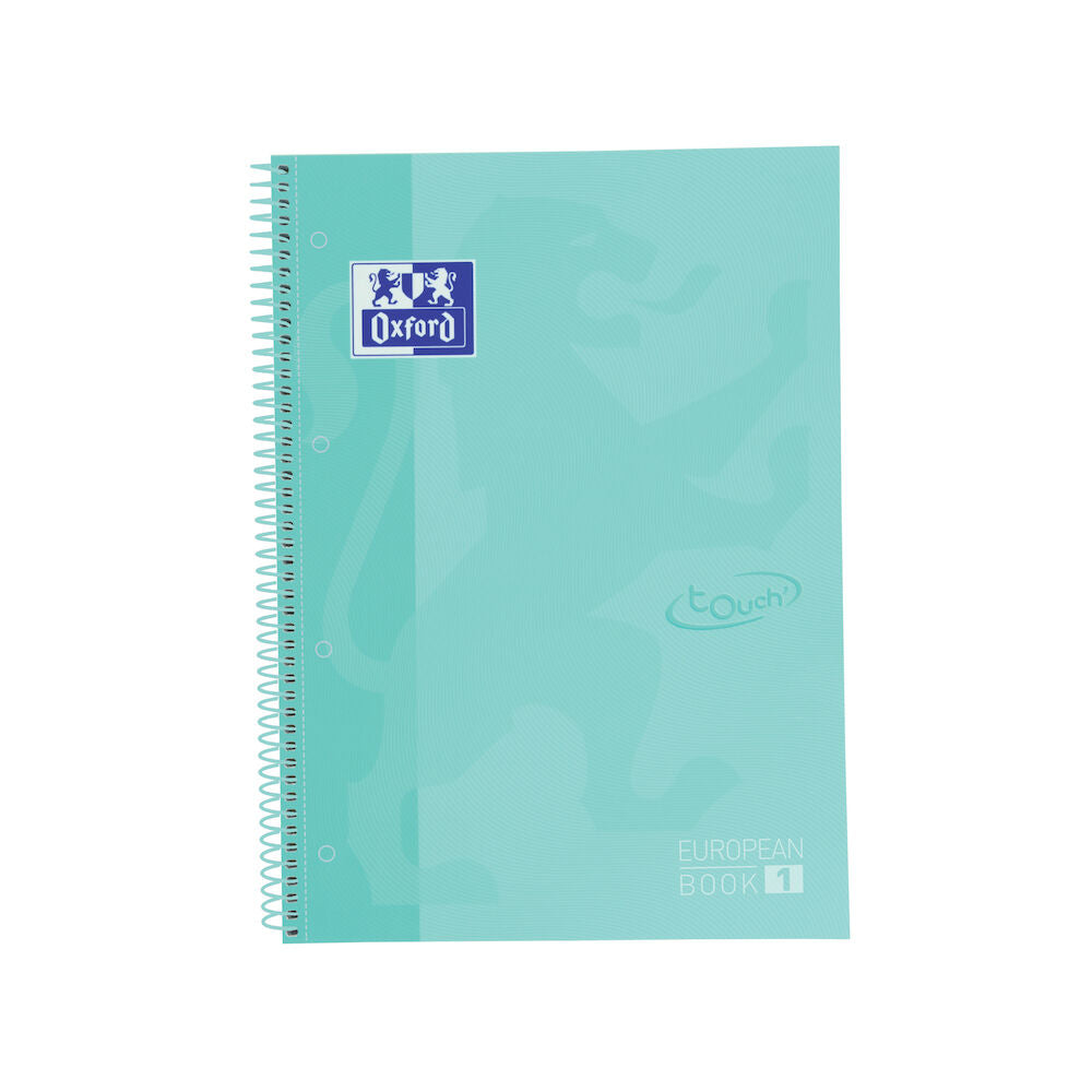 Oxford Spiralbuch – A4+ – mikroperforiert, Scribzee-kompatibel – Mint