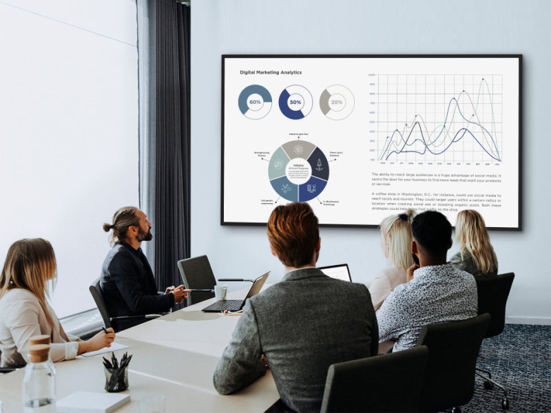 Viewsonic CDE7530 – Signage-Display, 75", Ultra HD 4K, 450 cd/m²