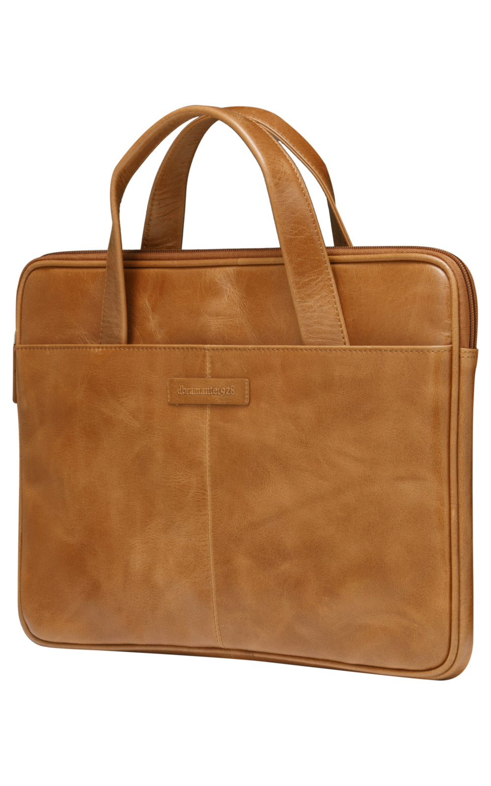 dbramante1928 Silkeborg Notebook-Tasche bis 13" – Vollnarbenleder, verschliessbar – Braun