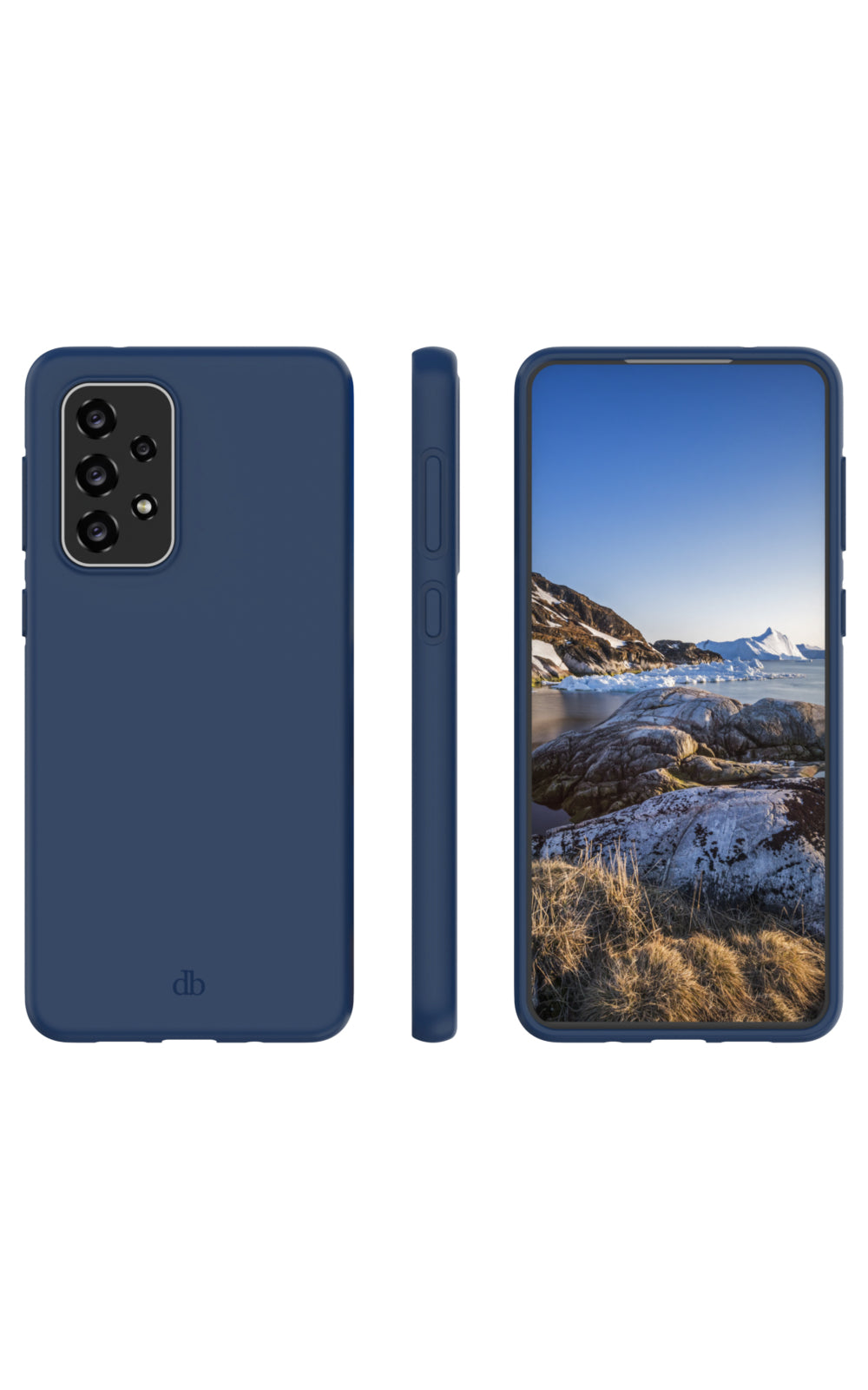 dbramante1928 Greenland – Backcover – für Samsung Galaxy A33 5G, Pacific Blue, bis 1,2 m sturzsicher