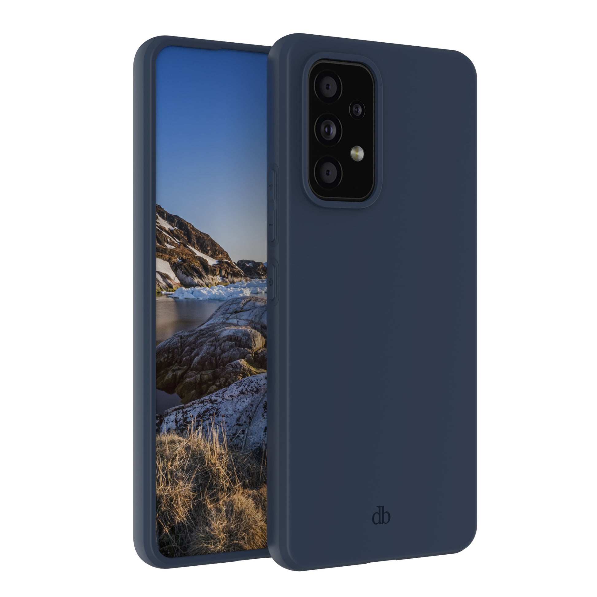 dbramante1928 Backcover – für Samsung Galaxy A53, Recycling-Kunststoff, Pacific Blue, bis 1,2 m sturzsicher