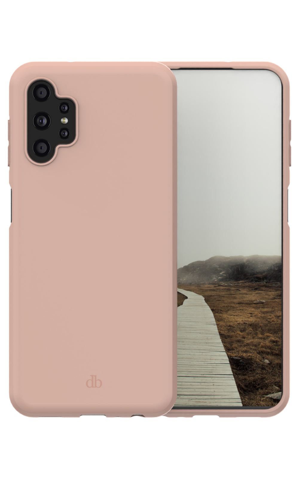 dbramante1928 Greenland – Backcover – für Samsung Galaxy A13, Pink Sand, bis 1,2 m sturzsicher