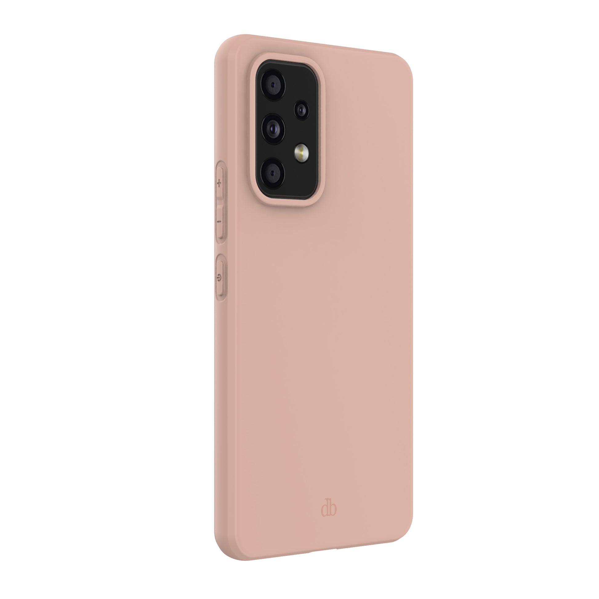 dbramante1928 Backcover – für Samsung Galaxy A53, Recycling-Kunststoff, Pink Sand, bis 1,2 m sturzsicher