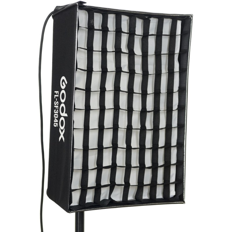 Godox FL-SF3045 Softbox – 300 × 450 mm, eckig – für FL60 – inkl. Grid, Diffusor, Tragetasche