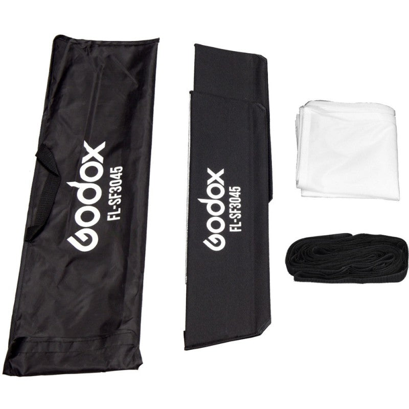 Godox FL-SF3045 Softbox – 300 × 450 mm, eckig – für FL60 – inkl. Grid, Diffusor, Tragetasche