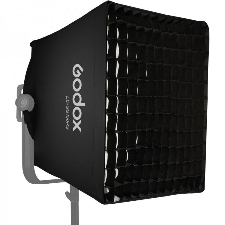 Godox LD-SG150RS Softbox – rechteckig 500 × 600 mm – mit Diffusor, Gitter, Tragetasche – für LD150RS – schwarz