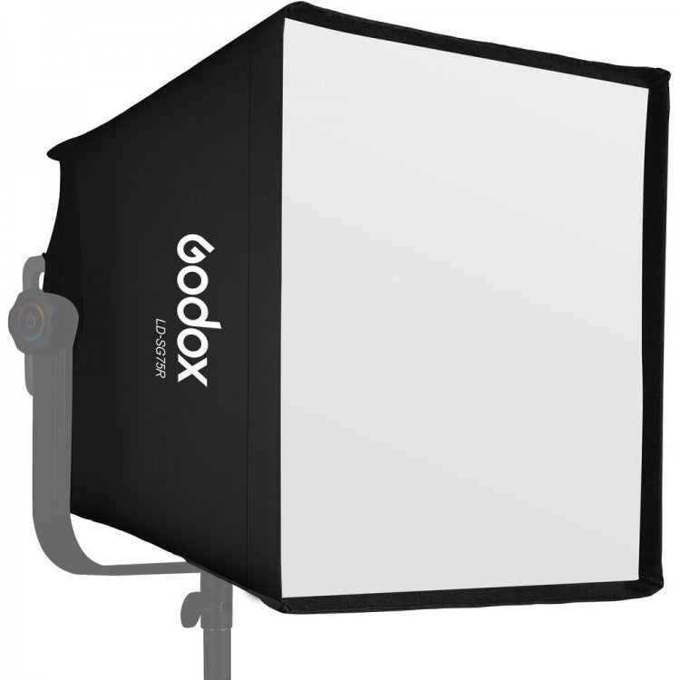 Godox LD-SG75R Softbox – 450 × 520 mm, eckig – mit Grid, Diffusor, Tragetasche – für LD75R – schwarz