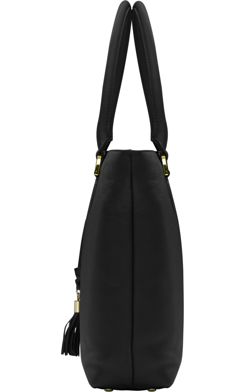 dbramante1928 Notebook-Tasche 15" – Leder, Reissverschluss – Schwarz
