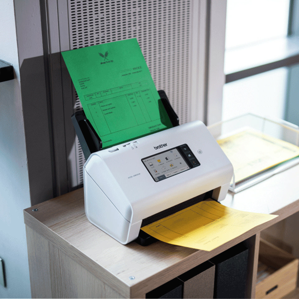 Brother Professioneller Desktop-Scanner – Dokumentenscanner, Duplex, WLAN, LAN