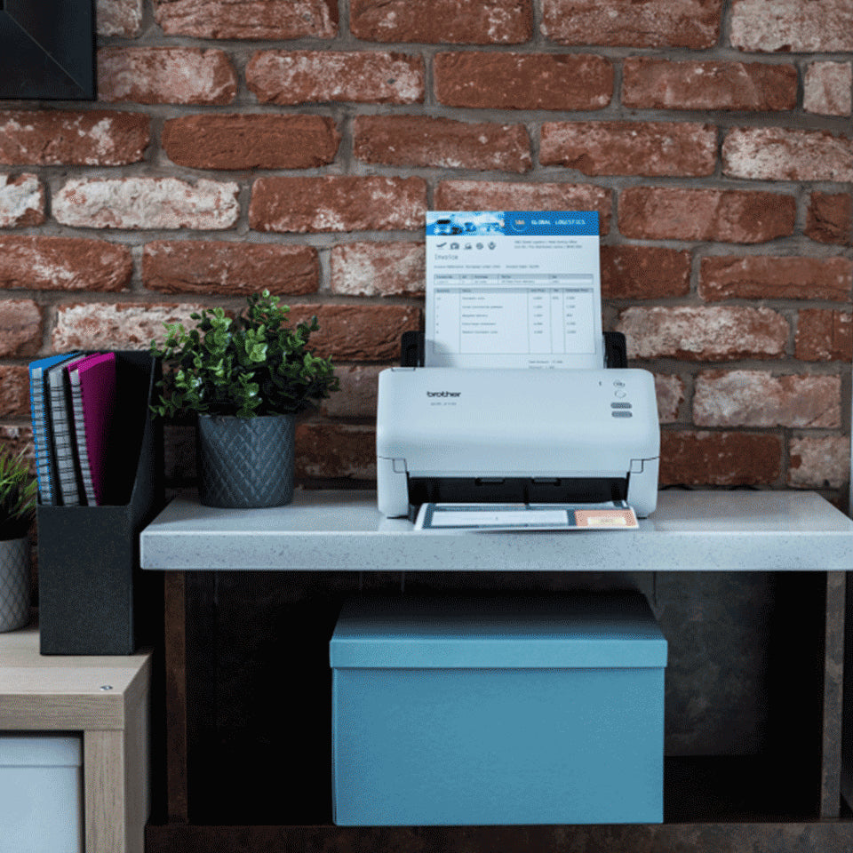 Brother ADS-4100 – Einzugsscanner, A4, Duplex, 35 ppm, ADF 60 Blatt, USB, 1'200 dpi