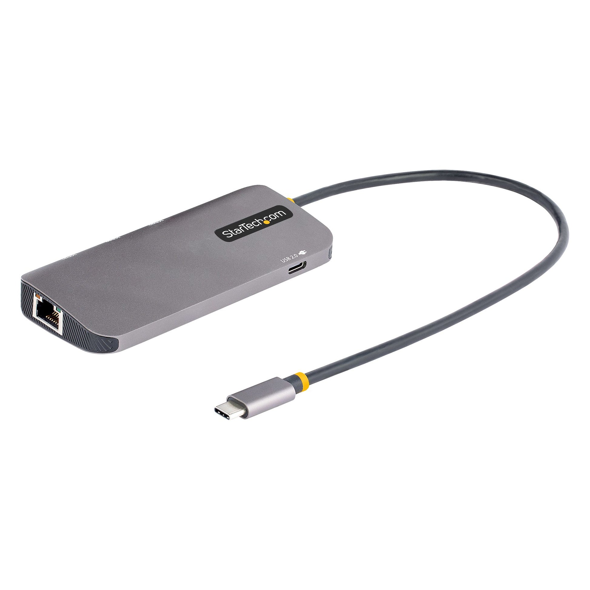StarTech.com Multiport-Adapter – USB-C, 1× HDMI, 3× USB-A, 100 W PD, GbE, für Windows/Mac/ChromeOS