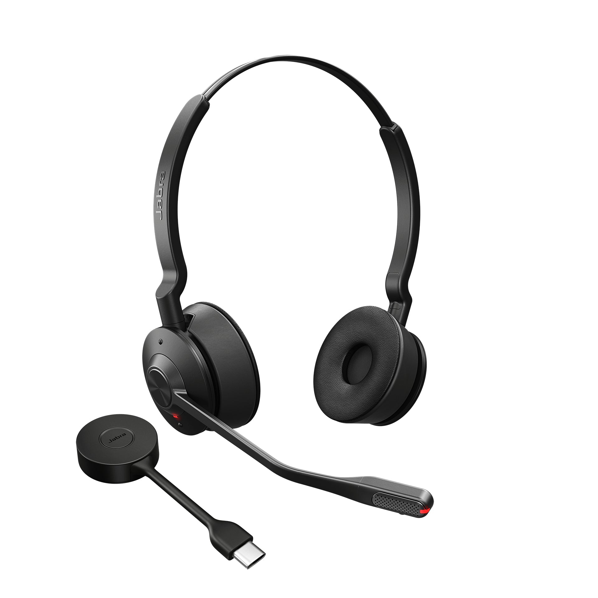 Jabra Engage 55 MS – Duo Headset – USB‑A – für Microsoft Teams – schwarz
