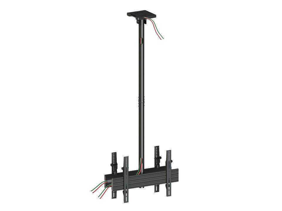 Multibrackets Pro MBC1UX2 – Deckenhalterung, für 2 Displays, neigbar, bis 65", VESA 600×400, bis 100 kg