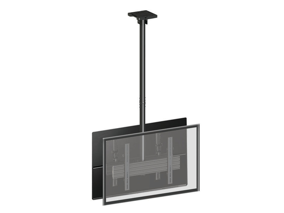 Multibrackets Pro MBC1UX2 – Deckenhalterung, für 2 Displays, neigbar, bis 65", VESA 600×400, bis 100 kg