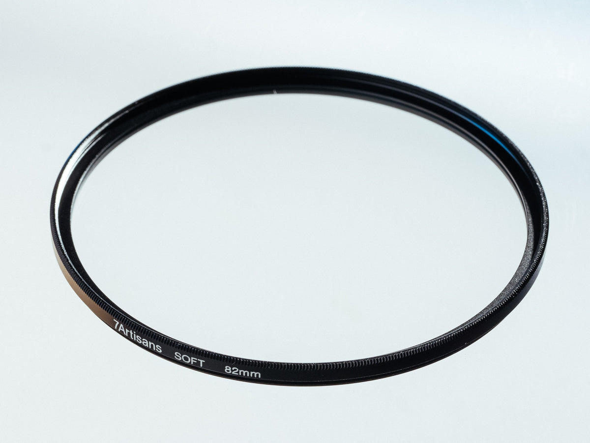7Artisans SOFT-52mm Objektiv-Weichfilter – Aluminium/Glas – Transparent, Schwarz