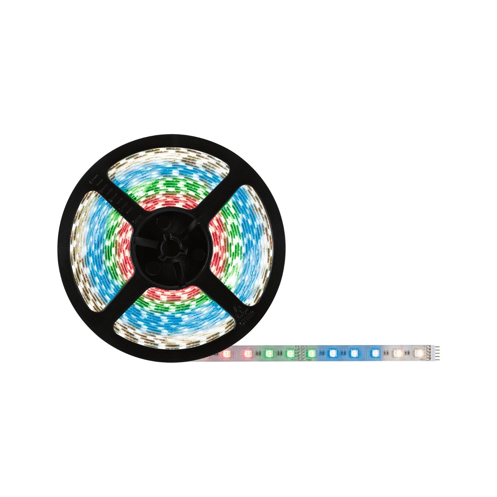 Paulmann LED-Strip MaxLED 500 – 10 m, mehrfarbig, dimmbar, 72 W – Silber