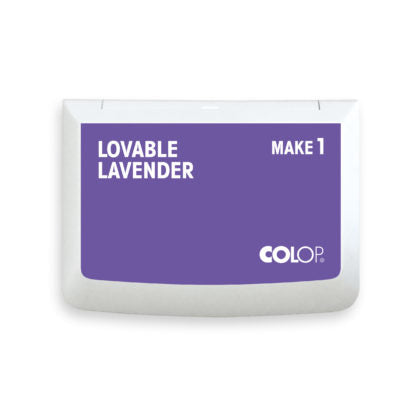 Colop Stempelkissen 90 × 50 mm – Lavendel, Kunststoffgehäuse