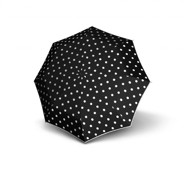 Knirps Taschenschirm T.200 – Automatik (auf/zu) – Ø 97 cm – schwarz – windfest – Aluminium, Stahl, Fiberglas