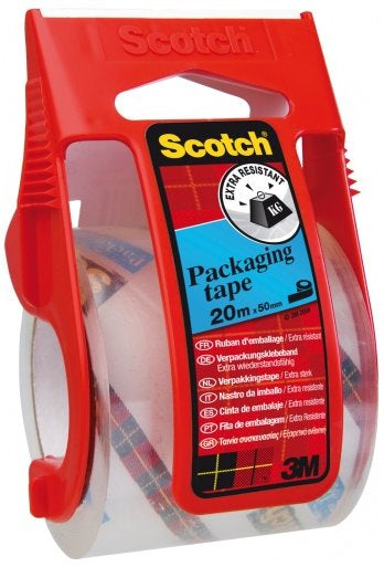 Scotch Vinylband – 48 mm × 20 m, transparent, extra stark
