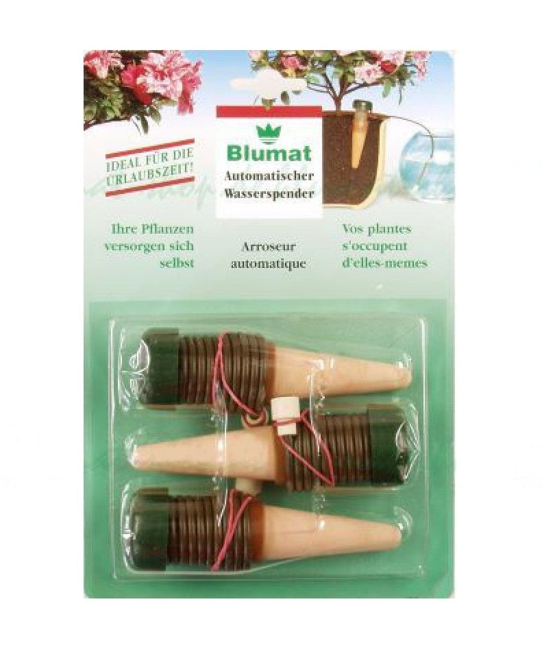 Blumat Sprühstab – für 0,25–2,0 L Flaschen – Kunststoff – Grün – 3er-Pack