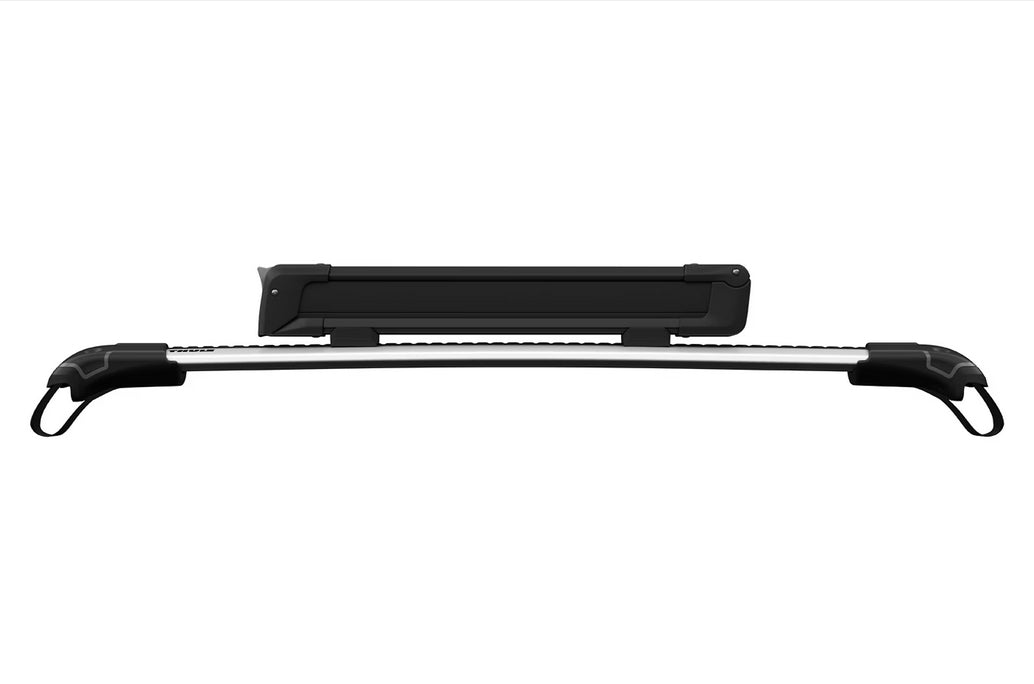 Thule Skiträger SnowPack – abschliessbar – für WingBar/SlideBar/SquareBar – 4 Skier, 2 Snowboards – schwarz