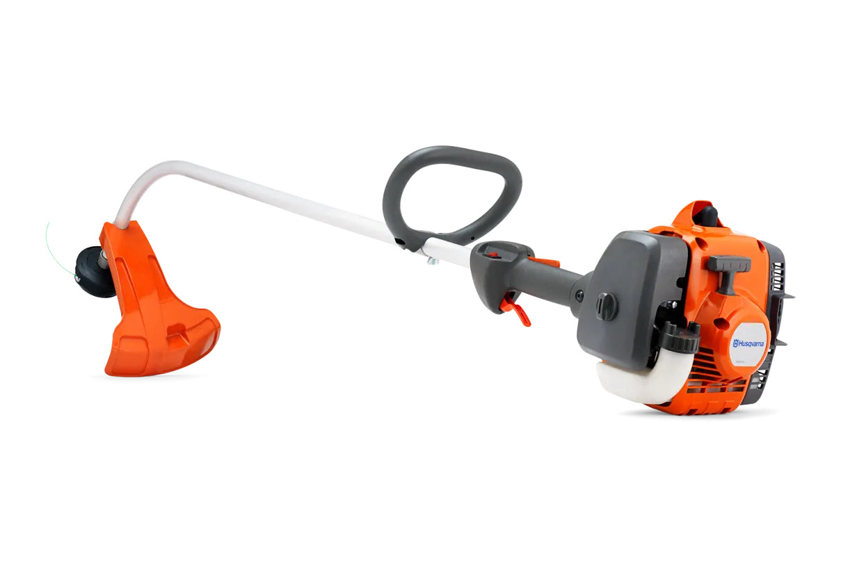 Husqvarna Rasentrimmer 129C – Schnittbreite 43 cm, Hubraum 27,6 cm³, Benzintank 0,34 l, 4,49 kg, Nylonschnur