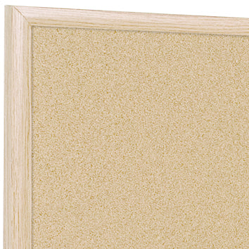 Bi-Office Pinnwand – Kork, Holzrahmen – 90 × 60 cm