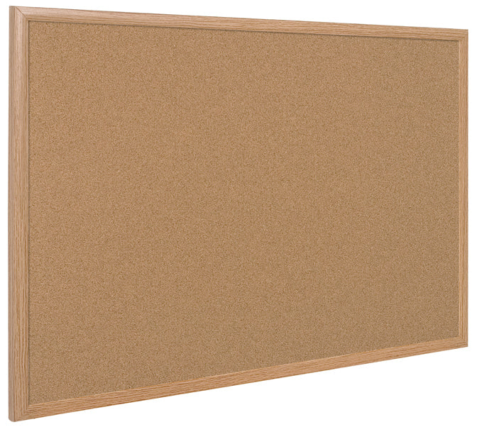 Bi-Office Pinnwand – Kork, Holzrahmen – 150 × 100 cm, Earth-it
