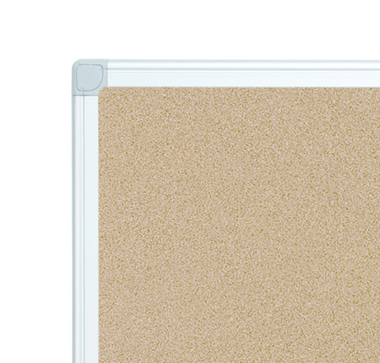 Bi-Office Pinnwand Earth-it, Kork, Aluminiumrahmen, Braun – 60 × 45 cm