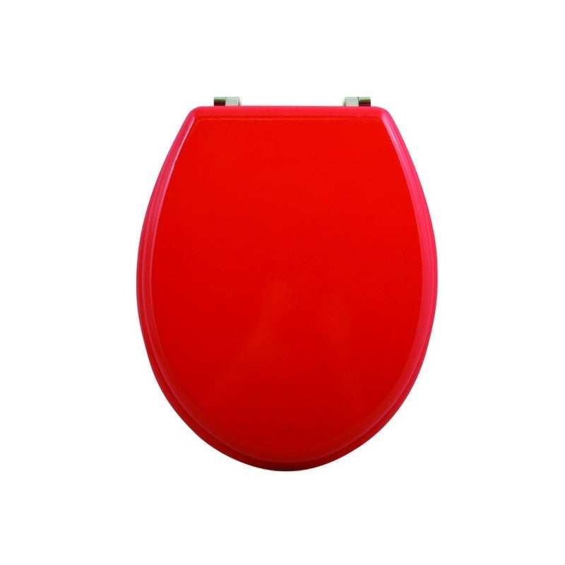 MSV WC-Sitz – MDF, Rot, 45 × 37 cm