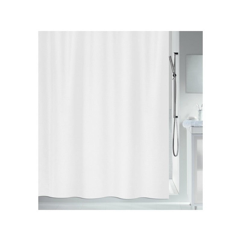 Spirella Duschvorhang – 120×200 cm, Polyester (PES), Weiss