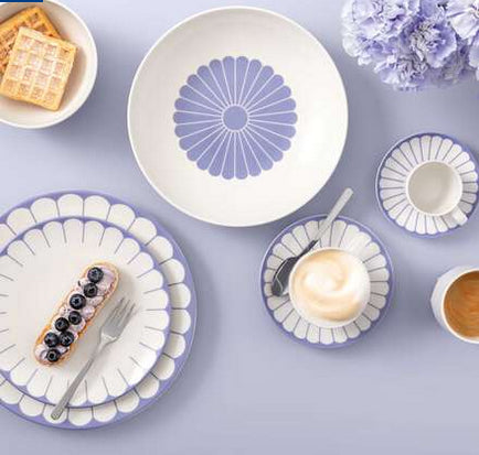 Villeroy & Boch Dessertschale – Porzellan, Blau, 6 Stück