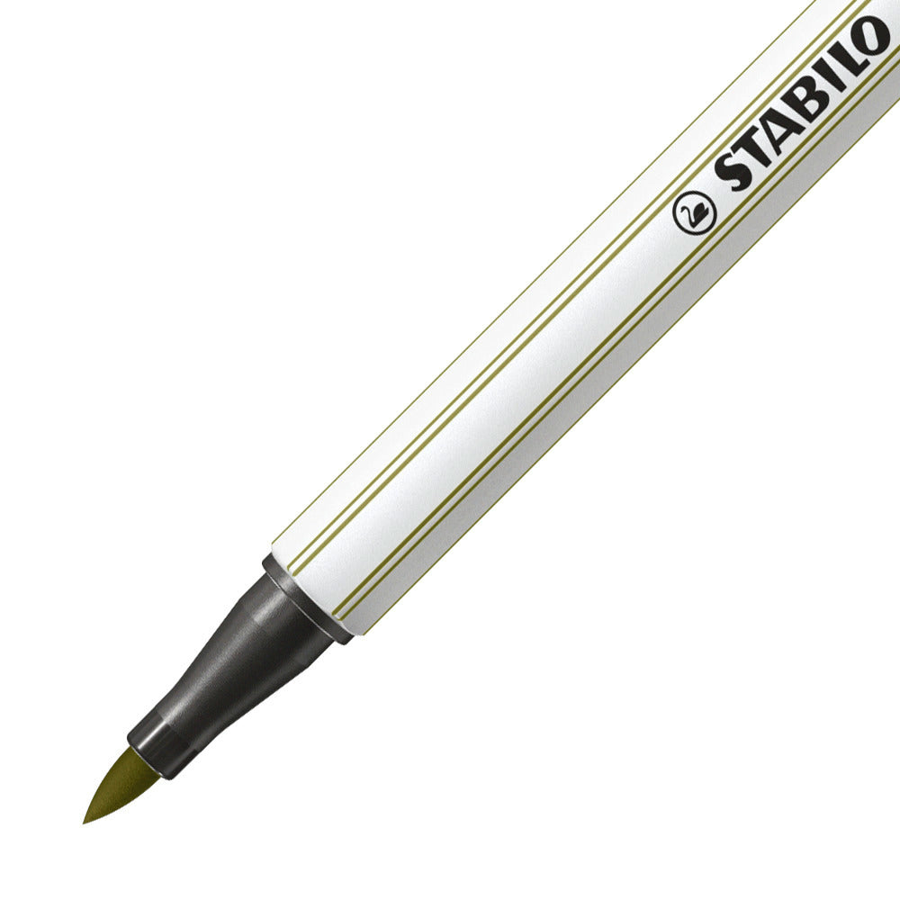 STABILO Pen 68 brush ARTY Pinselstifte, ColorParade – Pinselspitze, wasserbasiert, 20 Farben