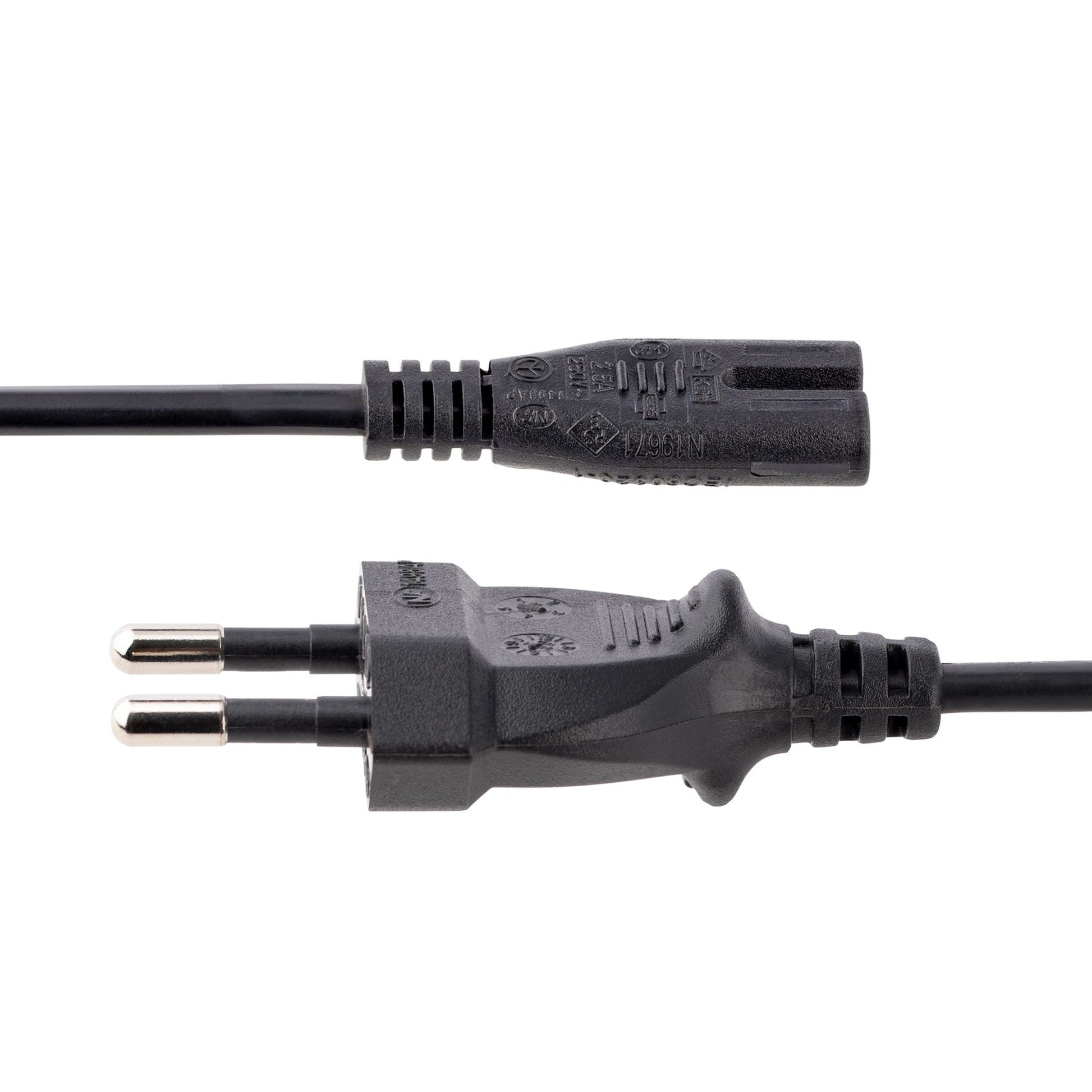 StarTech.com Netzkabel, Eurostecker (Typ C) auf IEC C7, 18 AWG
